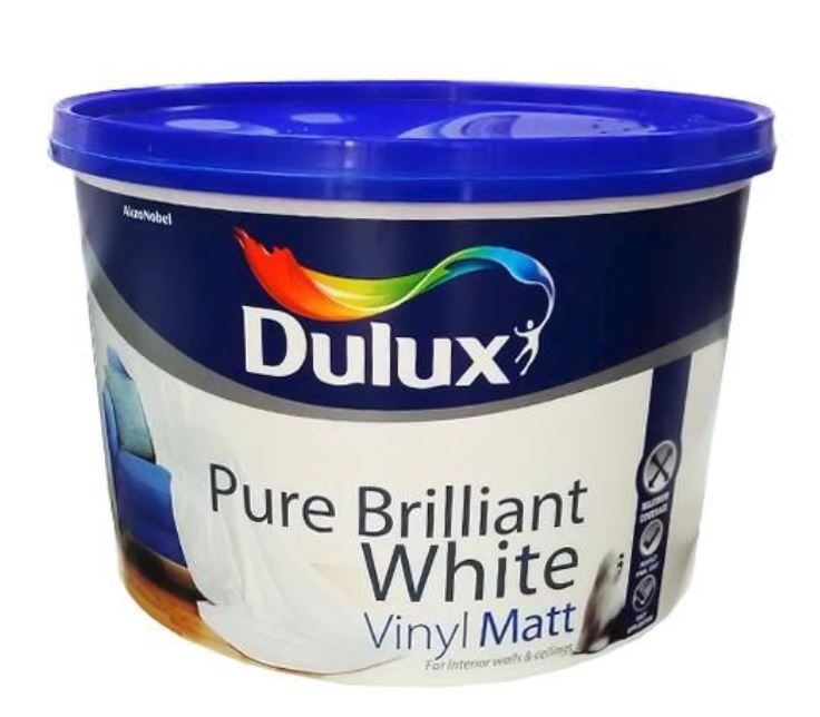 Dulux Vinyl Matt 10ltr White/ Tinted