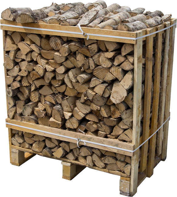 1m.cu. Crate Kiln Dried Hardwood Log