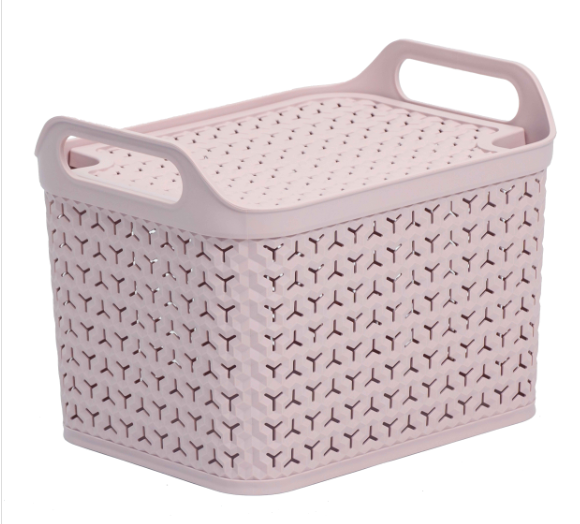 Storage Basket With Lid - Medium
